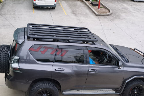 Alloy Flat Platform Roof Rack Basket Carrier to suit Toyota Prado 150 2009-2024