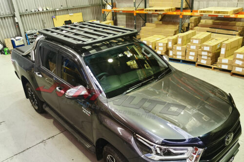 Aluminium Roof Rack Platform Carrier Basket to suit Toyota Hilux N80 2015+