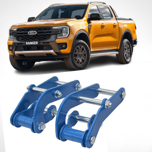 Ford Ranger Rear Shackles 50mm Rear Leaf Alloy Spring G Shackle Shackles to suit Ford Ranger New ...