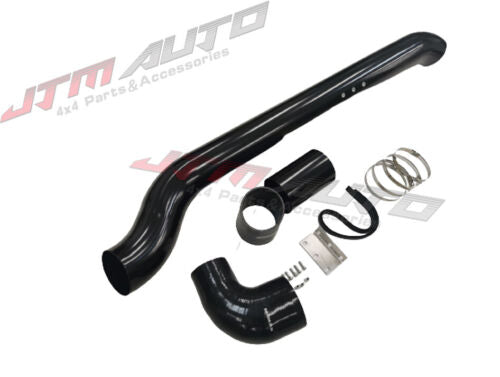 Black Powder Coated Stainless Steel Snorkel Kit to suit Toyota Hilux N70 2005-15