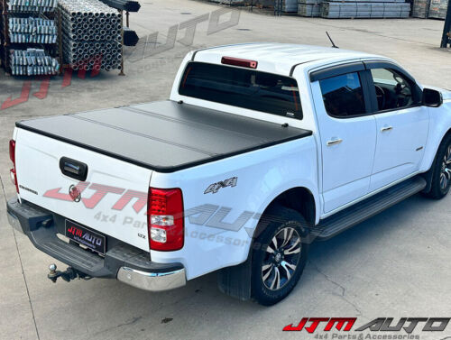 Aluminum Tri-Fold Folding Hard Tonneau Cover to suit Holden Colorado 2012-2020