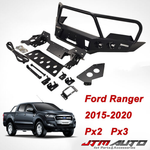 Rugged Bull Bar Bumper Replacement to suit Ford Ranger PX2 PX3 2016-2022