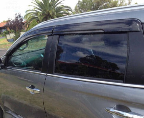 Injection Pajero Sport Weather shields WeatherShields Window Visors 2015-2022