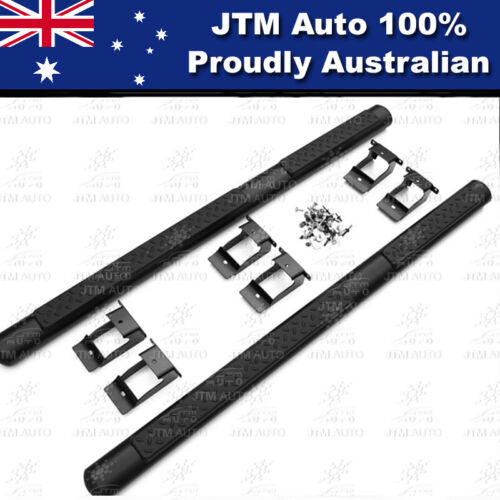 Black 4" Running Boards Side Steps to suit Jeep Grand Cherokee 2011-2022