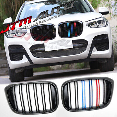 Gloss Black M Line Front Bumper Kidney Grill Grille for BMW X3 G01 & X4 G02