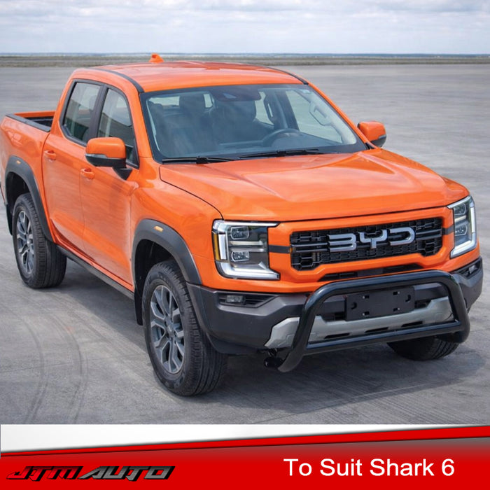 Black Steel Nudge Bar Grille Guard to suit BYD Shark 6 Shark6