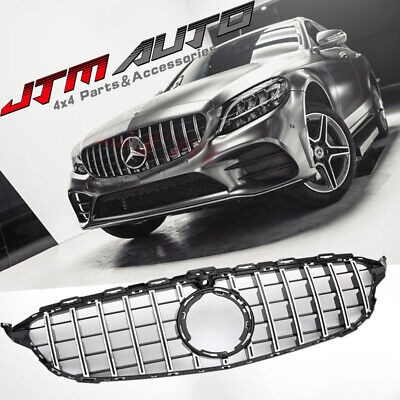 Chrome C63 AMG style Grill Grille to suit Mercedes C-Class W205 C205 & C43 MY19+