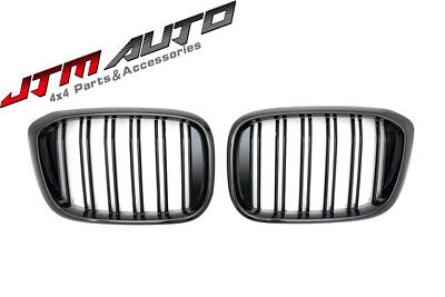 Gloss Black M Style Front Bumper Kidney Grill Grille for BMW X3 G01 & X4 G02