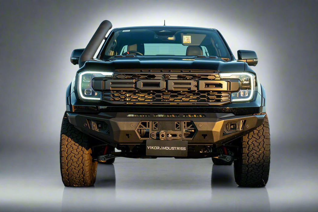 Vikor Industries Diablo Front Bumper Replacement No Loop Bull Bar to suit Ford Ranger Next Gen Raptor