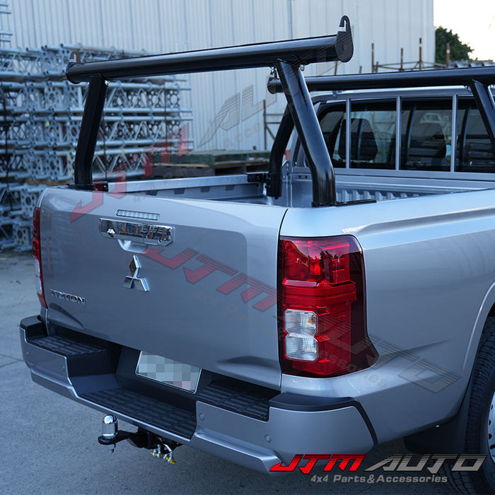 Universal Black Steel Ladder Rack Roll Bar for Ute Tub Hilux Amarok Ranger D-max