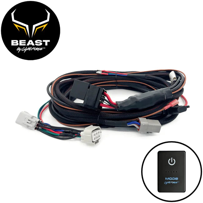 Lightforce Australia BEAST Driving Light Wiring Harness to suit Mazda BT50 3rd Gen & Isuzu D-Max 3rd Gen