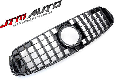 Black GT AMG Style Bumper Grille Grill to Suit Mercedes-Benz GLC X253 C253 2019+