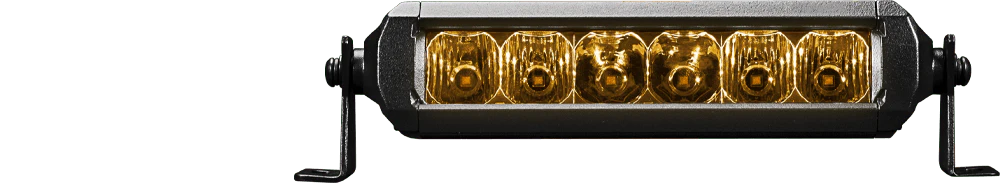 Lightforce VIPER 6 INCH AMBER SINGLE ROW LED LIGHT BAR