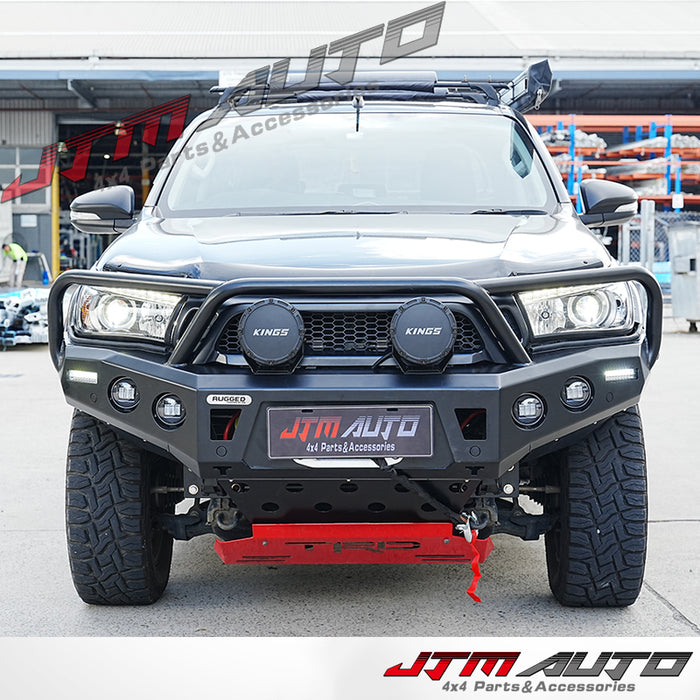 Rugged Bull Bar Bumper Replacement Protection to suit Toyota Hilux N80 2015-2018