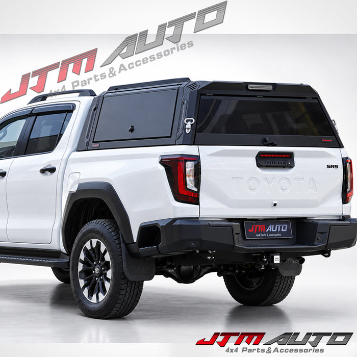Toyota Hilux aluminium ute tub canopy with gullwing doors