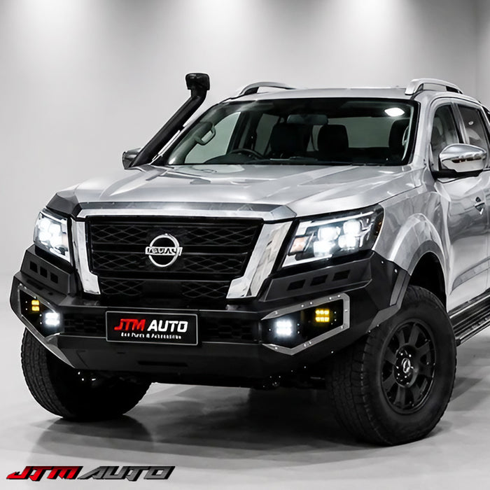 Heavy Duty Deluxe Bull bar Winch compatible for Nissan Navara NP300 D23 2021-2026