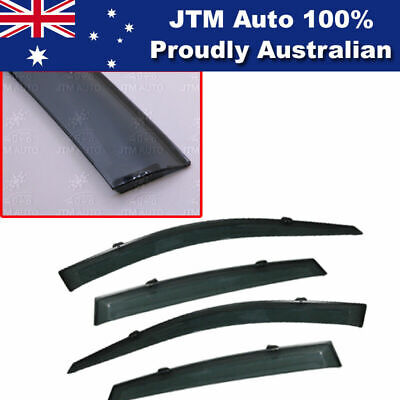 INJ Chrome Weather Shield Weathershield Window Visor for VW Golf MK5 2003-2008