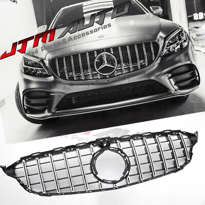 Chrome C63 AMG style Grill Grille to suit Mercedes C-Class W205 C205 & C43 MY19+