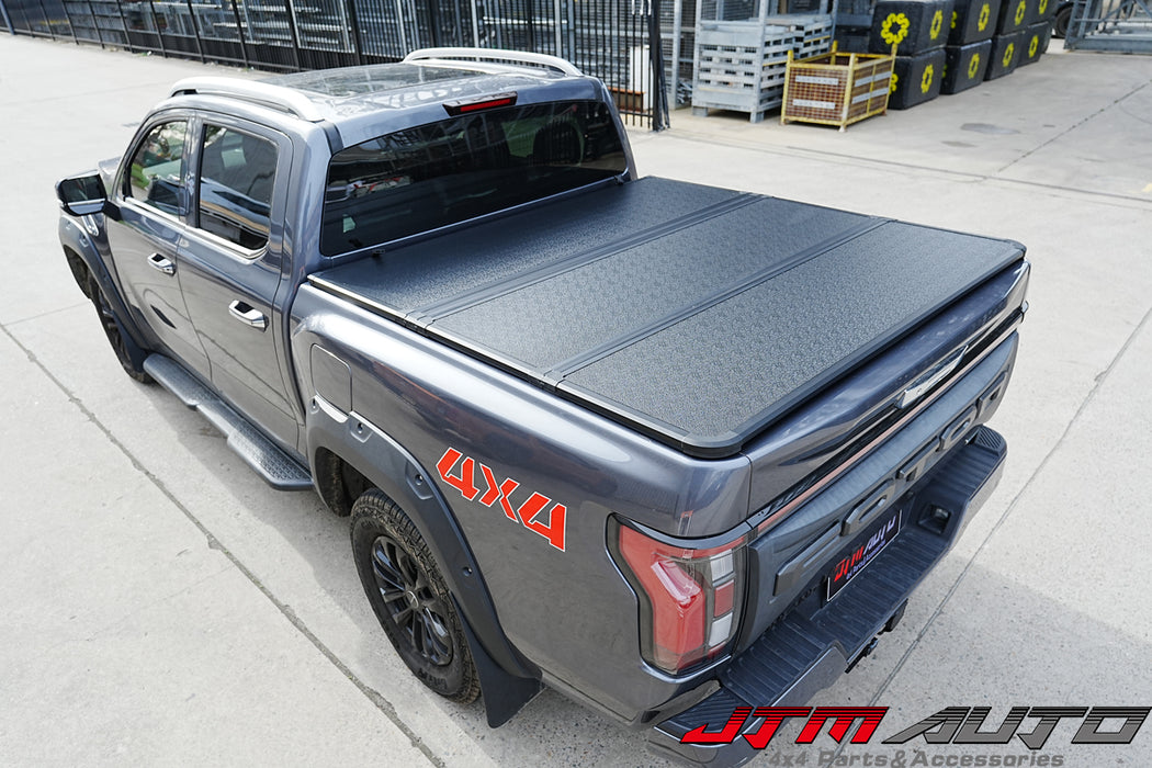 Aluminum Tri-Fold Folding Hard Tonneau Cover to suit Foton Tunland V7 V9