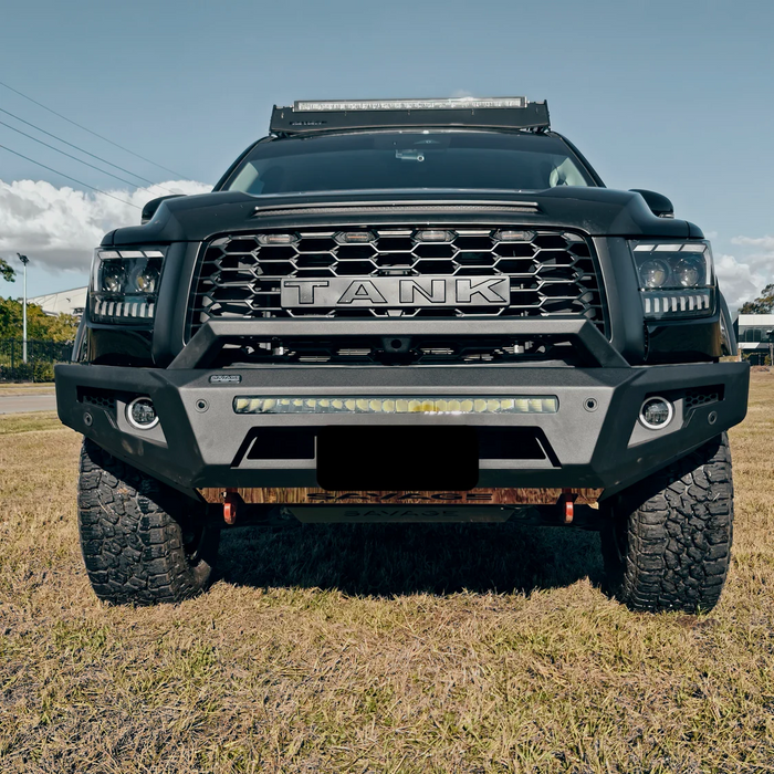 Savage Tech GWM TANK 500 ARMOUR FORGED BULLBAR (HOOPLESS)