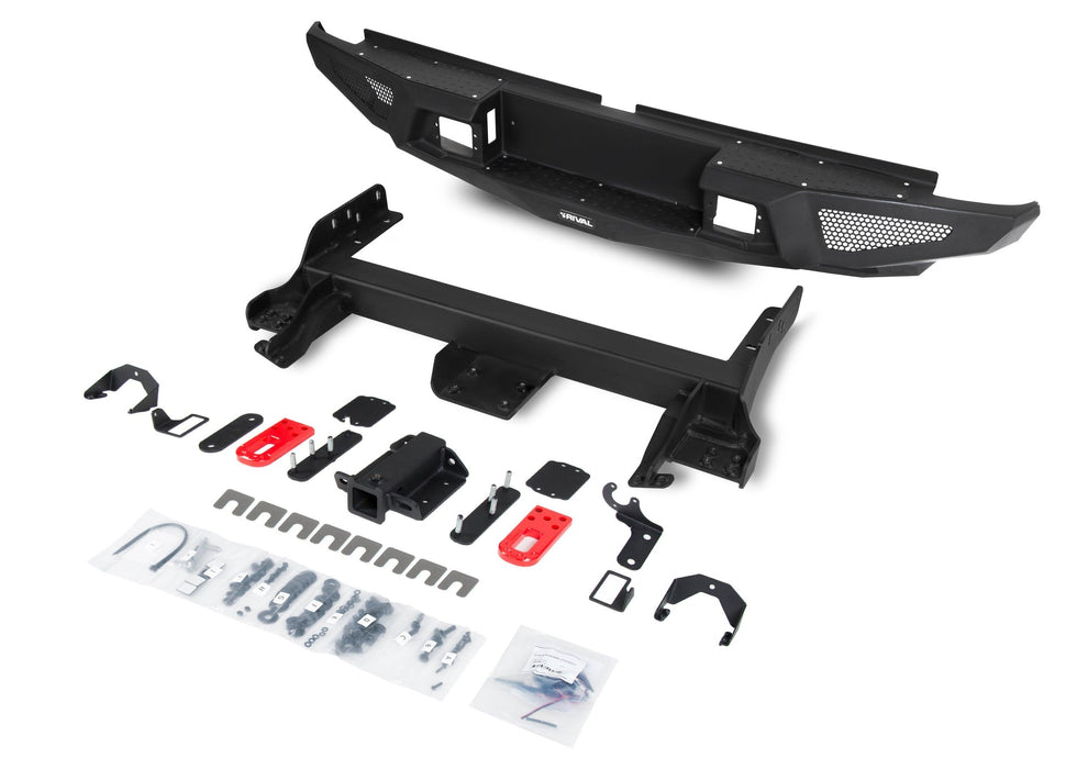 Rival ADR Aluminium Rear Bumper to Suit Mitsubishi Triton MR 2019-2024 (not compatible with sonar sensors)