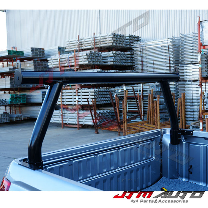 Universal Black Steel Ladder Rack Roll Bar for Ute Tub Hilux Amarok Ranger D-max