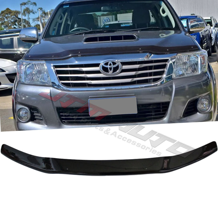 Bonnet Protector + Window Visor Weather Shield to suit Toyota Hilux 2011-2015