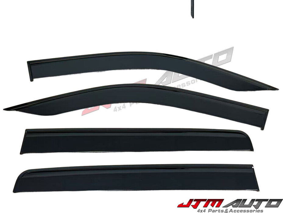 Bonnet Protector Guard + Weather Shield Window Visor tosuit Mitsubishi Triton MV