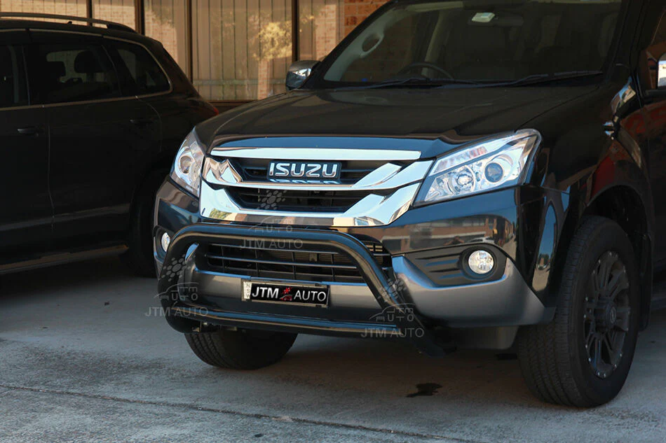 To suit Isuzu MUX MU-X Nudge Bar Black Grille Guard 2013-2020 — JTM ...
