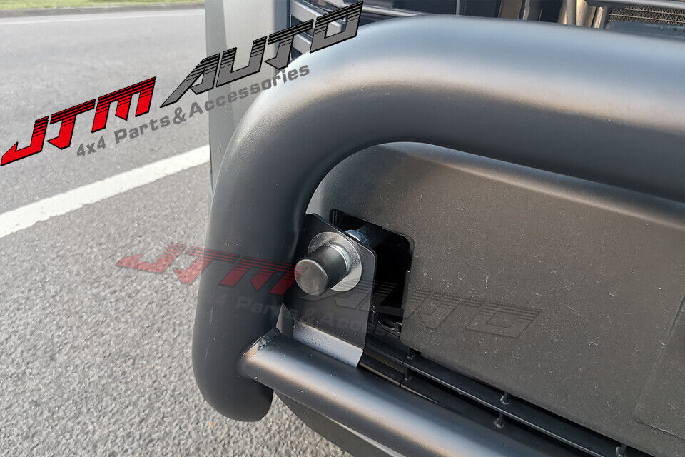 Black Steel Nudge Bar Grille Guard to suit Toyota Hiace H300 2019+