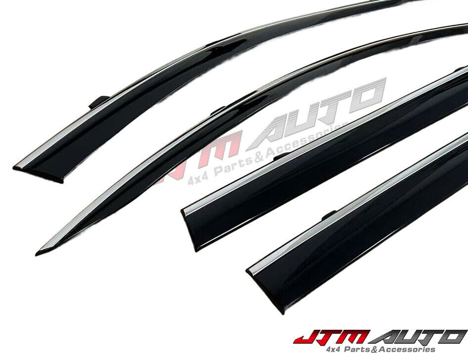 Chrome Trim Weather Shield Weathershield Window Visor to suit Honda CRV 2023+