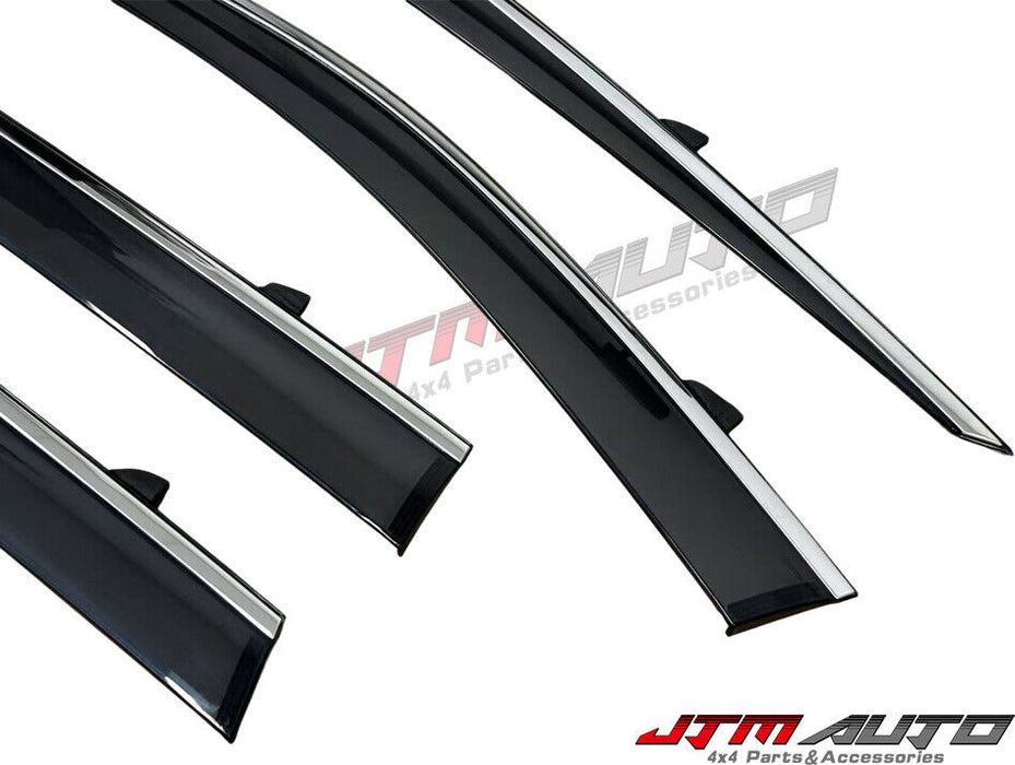 Chrome Trim Weather Shield Weathershield Window Visor Nissan X-trail T33 2022+