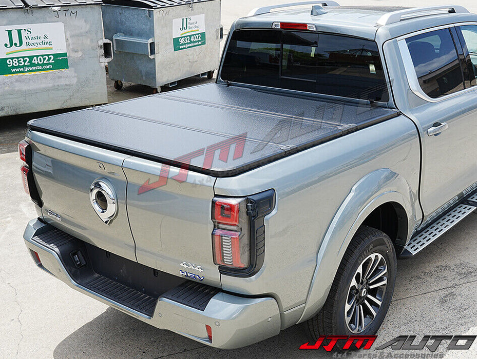 Aluminum Tri-Fold Folding Hard Tonneau Cover to suit GWM Cannon Alpha 2024+