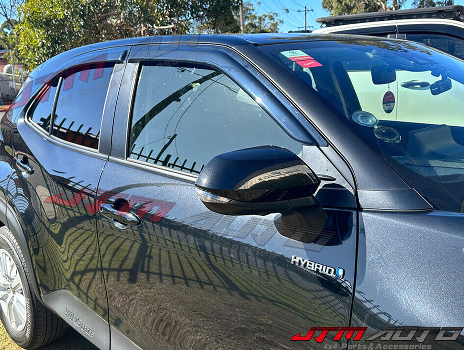 Tinted Weather Window Shields Weathershields Window Visors to suit Yaris Cross 2020+