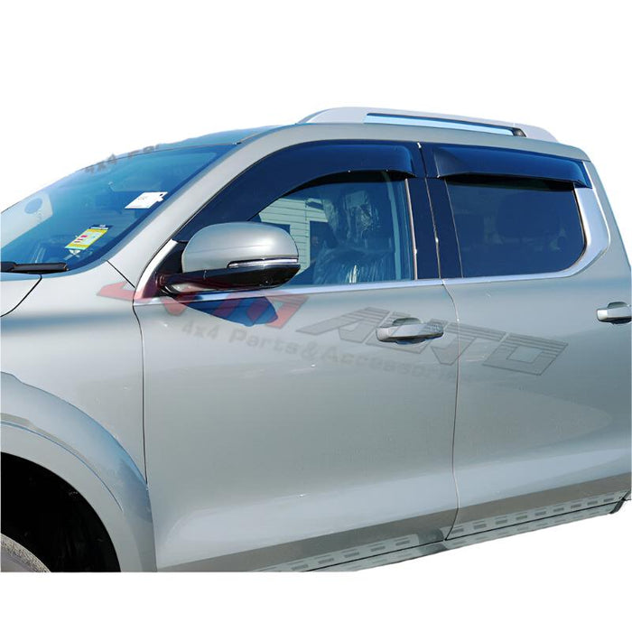 Weathershields Window Visors Weather Shields to suit GWM Cannon Alpha 2024+