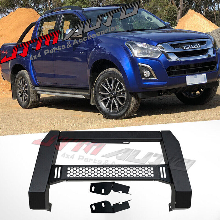 Black Steel Nudge Bar Grille Guard to suit Isuzu Dmax D-max 2012-2020