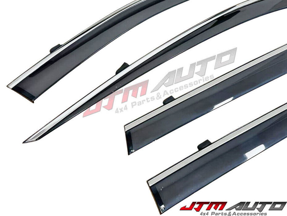 Chrome Trim Weather Shield Weathershield Window Visor Nissan X-trail T33 2022+