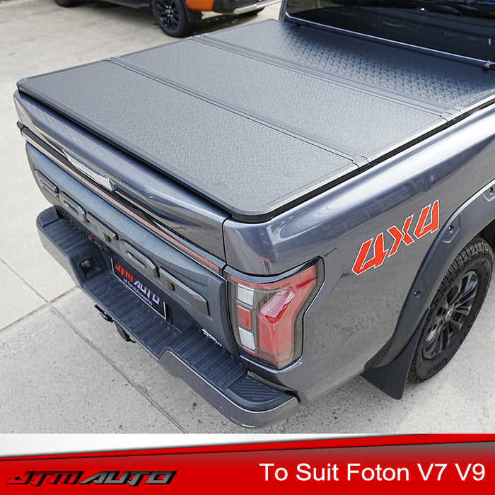 Aluminum Tri-Fold Folding Hard Tonneau Cover to suit Foton Tunland V7 V9
