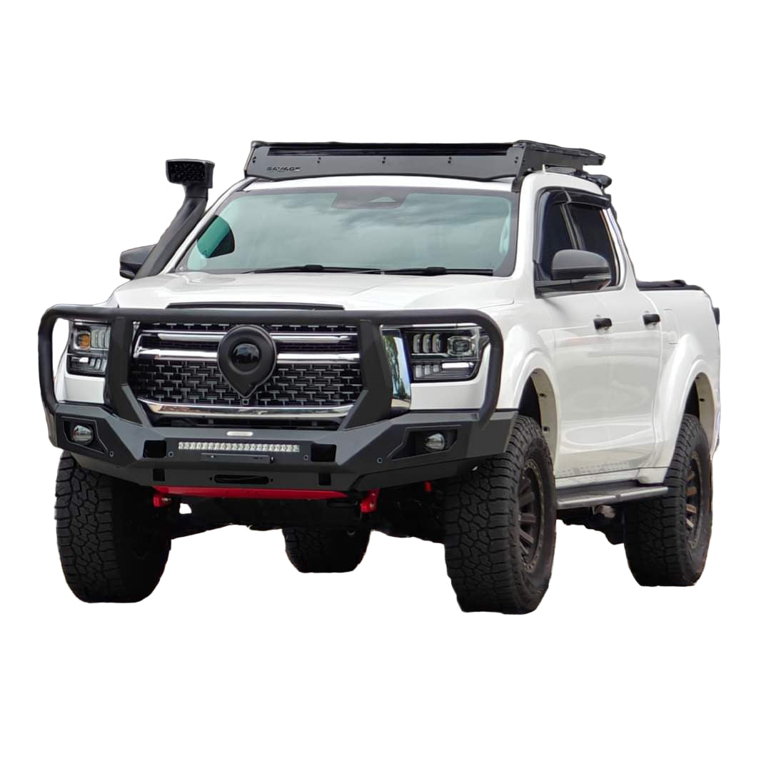 Savage Tech GWM Cannon Alpha Rampage Hooped Bullbar — JTM Auto 4x4 ...