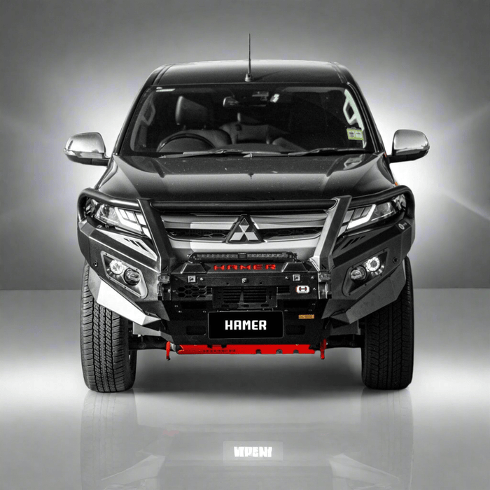 Hamer King series Plus Triple Loop Bull Bar to suit Mitsubishi Triton MR 2018 – 2024