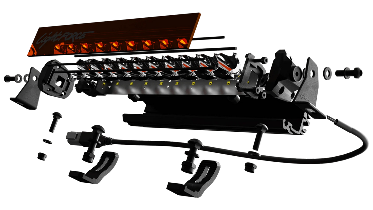 Lightforce VIPER 30 INCH AMBER SINGLE ROW LED LIGHT BAR