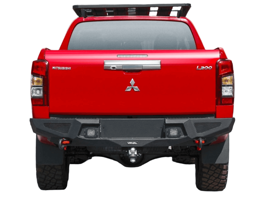 Rival ADR Aluminium Rear Bumper to Suit Mitsubishi Triton MR 2019-2024 (not compatible with sonar sensors)