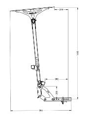 ROLA Vertical Bike Rack - 5 Bike Carrier