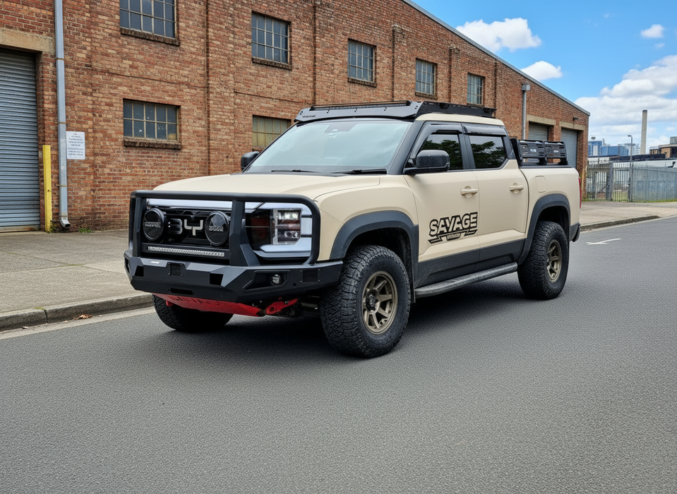 Savage Tech BYD SHARK 6 SAVAGE ATTACK HOOPED BULL BAR