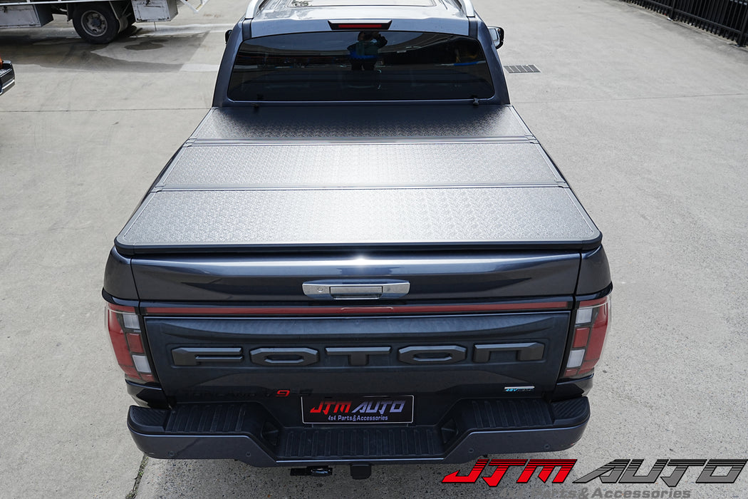 Aluminum Tri-Fold Folding Hard Tonneau Cover to suit Foton Tunland V7 V9