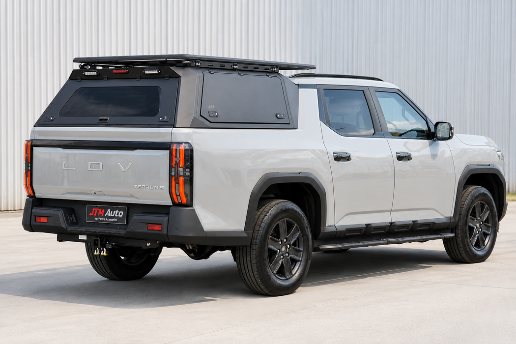 Heavy Duty Full Aluminium Tub Canopy LED to suit LDV Terron 9 2025 Onwards