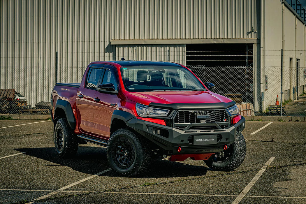 Vikor Industries Diablo Front Bumper Replacement No Loop Bull Bar to suit Toyota Hilux GR Sport