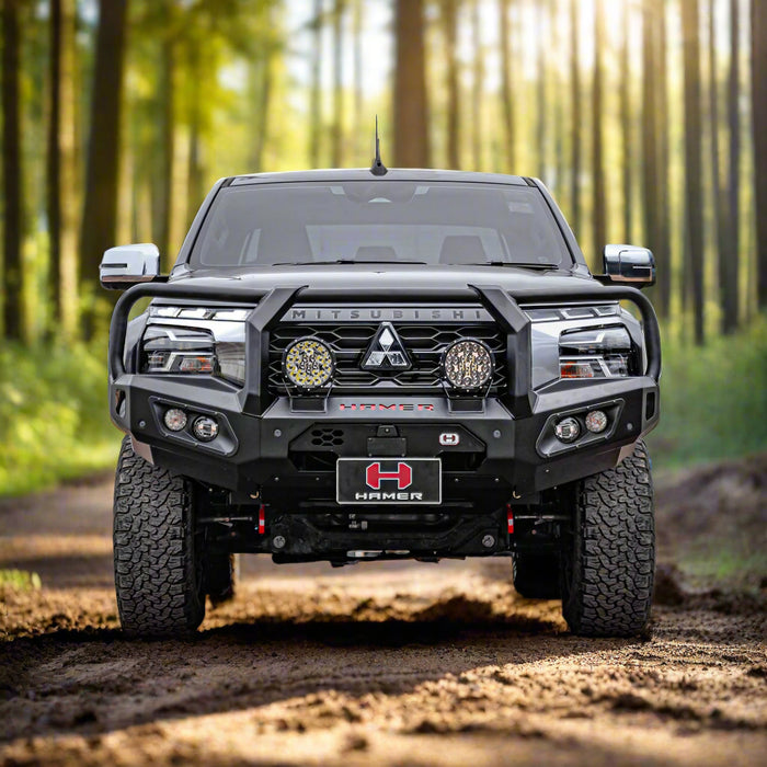 Hamer King Series Plus Triple Loop Bull Bar to suit Mitsubishi Triton MV 2024-On