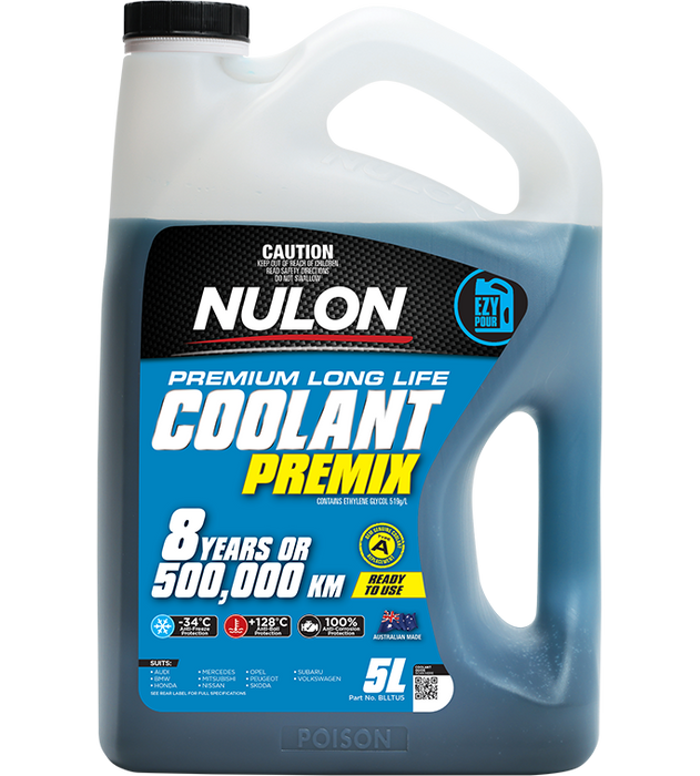 Nulon Blue Premium Long Life Coolant Premix 5L