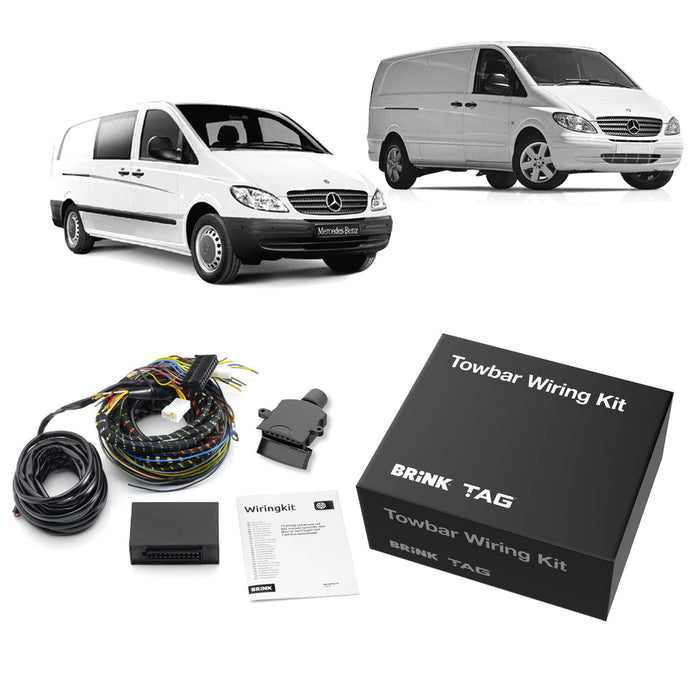 TAG Rear Step, Towbar & Wiring for Mercedes Benz Vito Van 447 Series (116 & 119 Variant) (03/2015 - On)